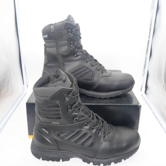 NEW Magnum Men's 14 Lynx 8" Side-Zip Waterproof Tactical Duty Boots Black - Picture 6 of 11